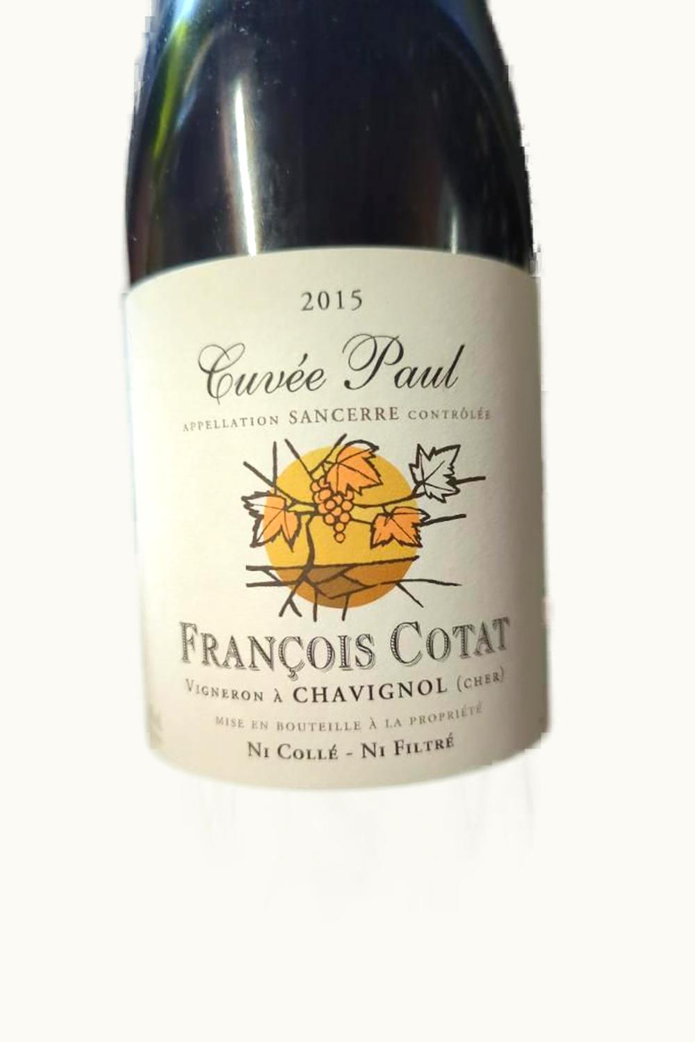 Francois Cotat Francois Cotat Cuvée Paul Sancerre Upper Loire France, 2001