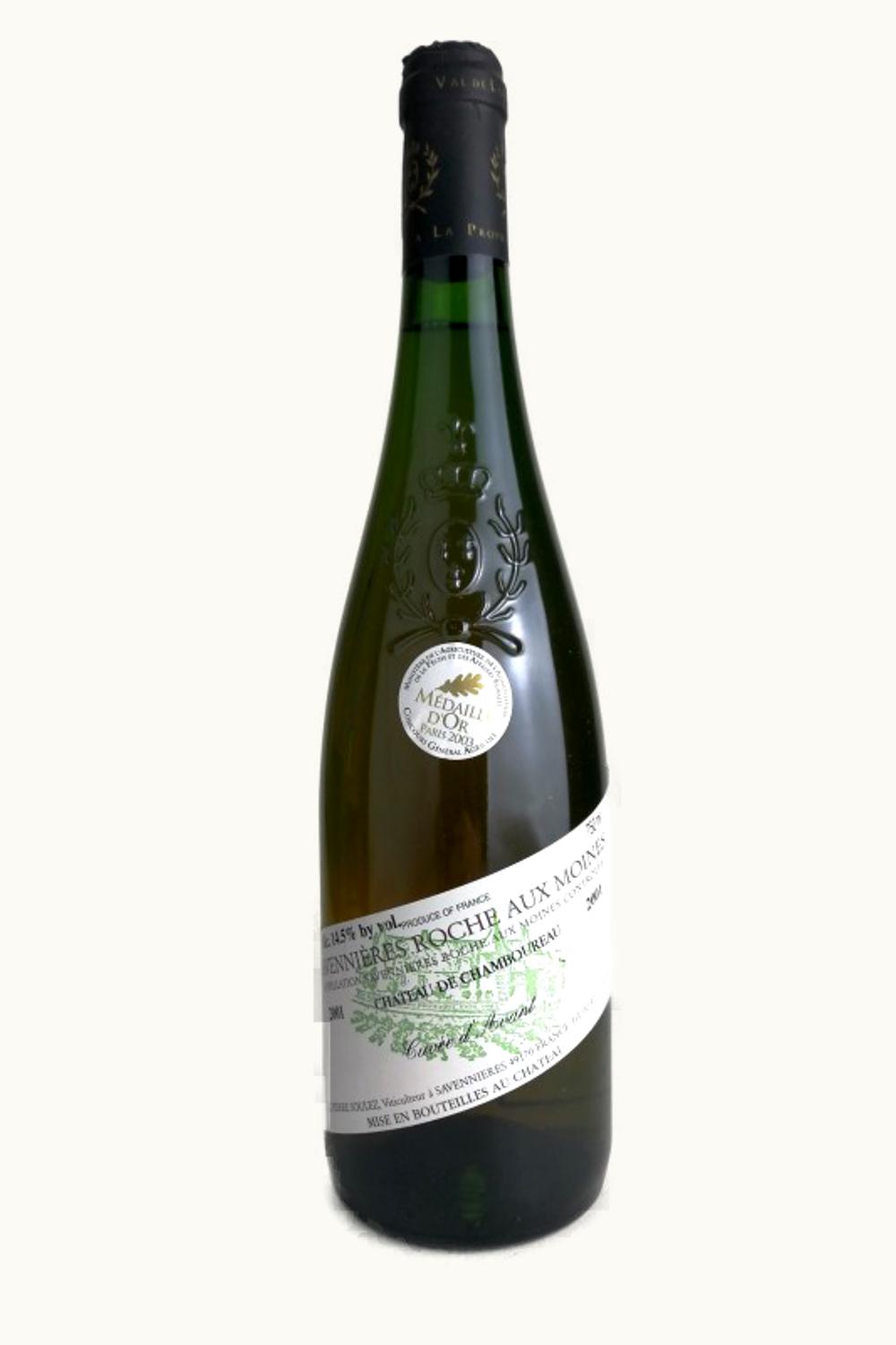 De Chamboureau De Chamboureau Cuvee d'Avant Savenier La Roche aux Moine Anjou Loire France, 2001