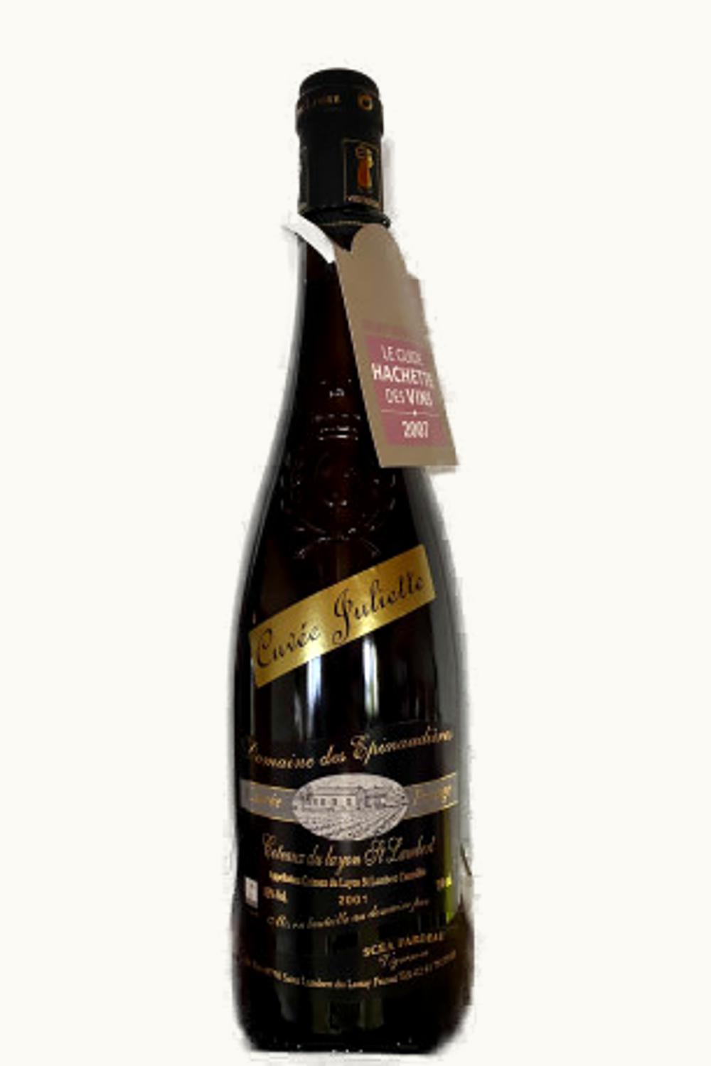 Domaine de Épinaudières St. Lambert Domaine de Épinaudières St. Lambert Cuvee Juliette Coteaux du Layon Lattay Anjou Loire France, 2001