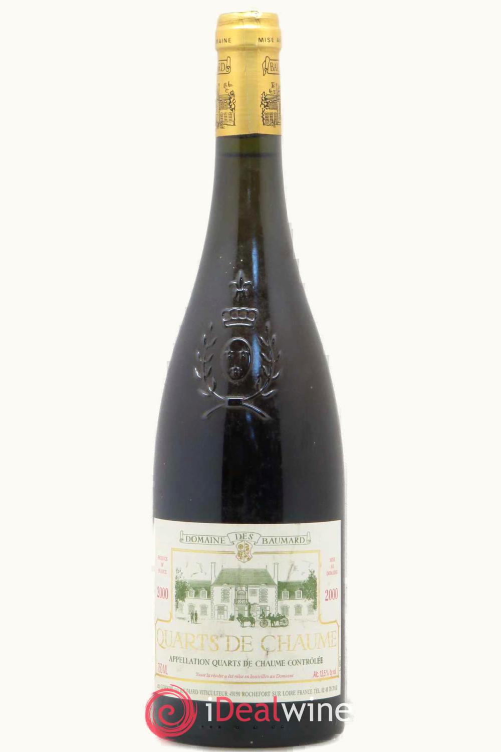 Domaine de Baumard Domaine de Baumard Quarts Chaumes Anjou Loire France, 2000