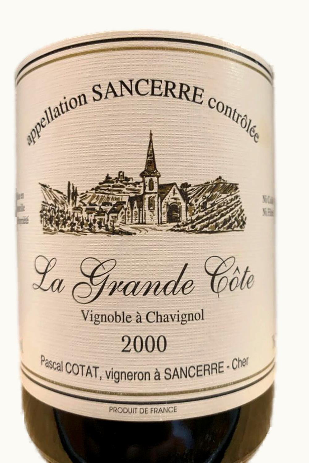 Pascal Cotat Pascal Cotat La Grand Côte Sancerre Upper Loire France, 2000