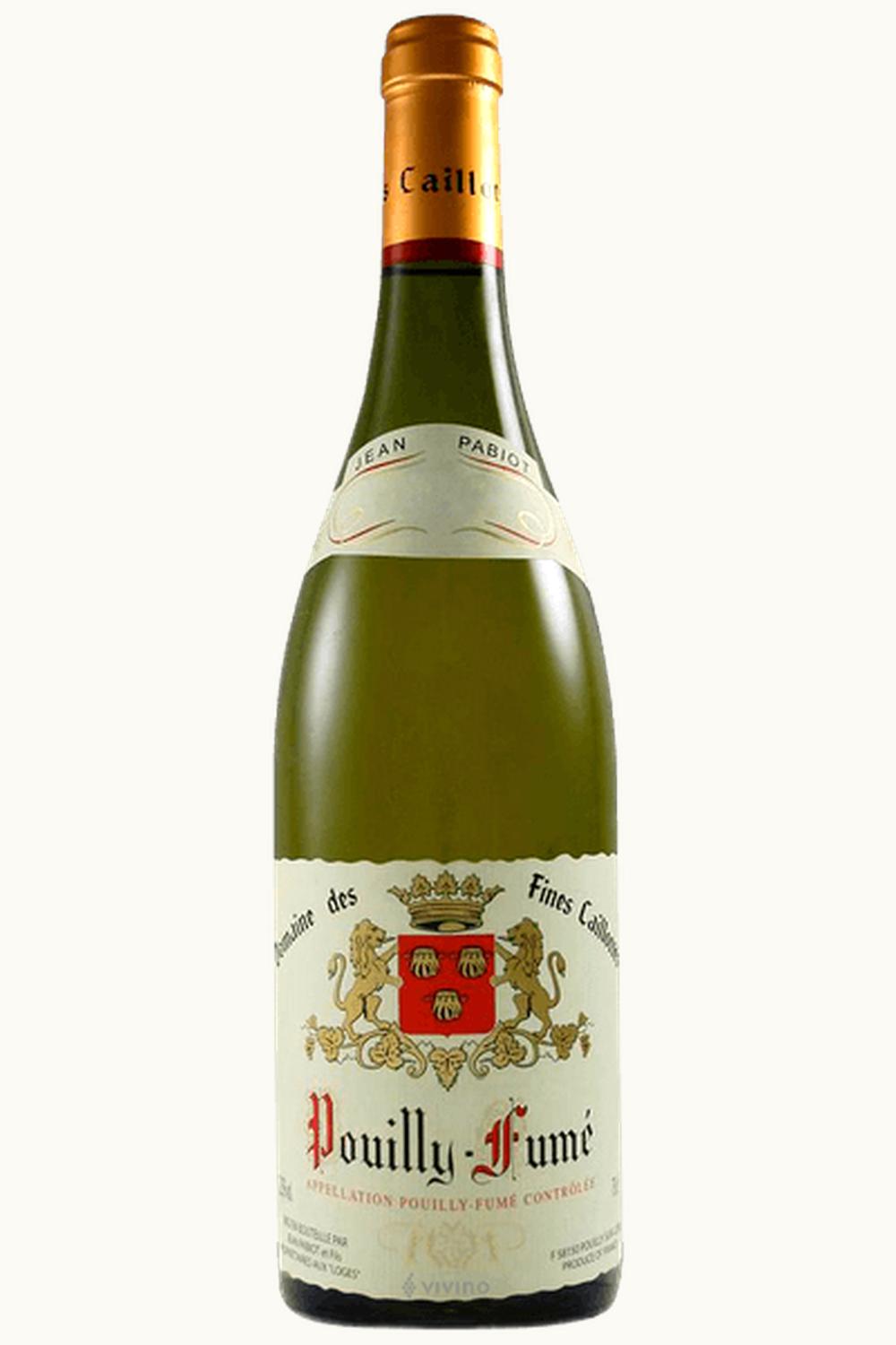 Jean Pabiot Jean Pabiot Dom de Fines Caillottes Pouilly-Fumé Upper Loire France, 1999