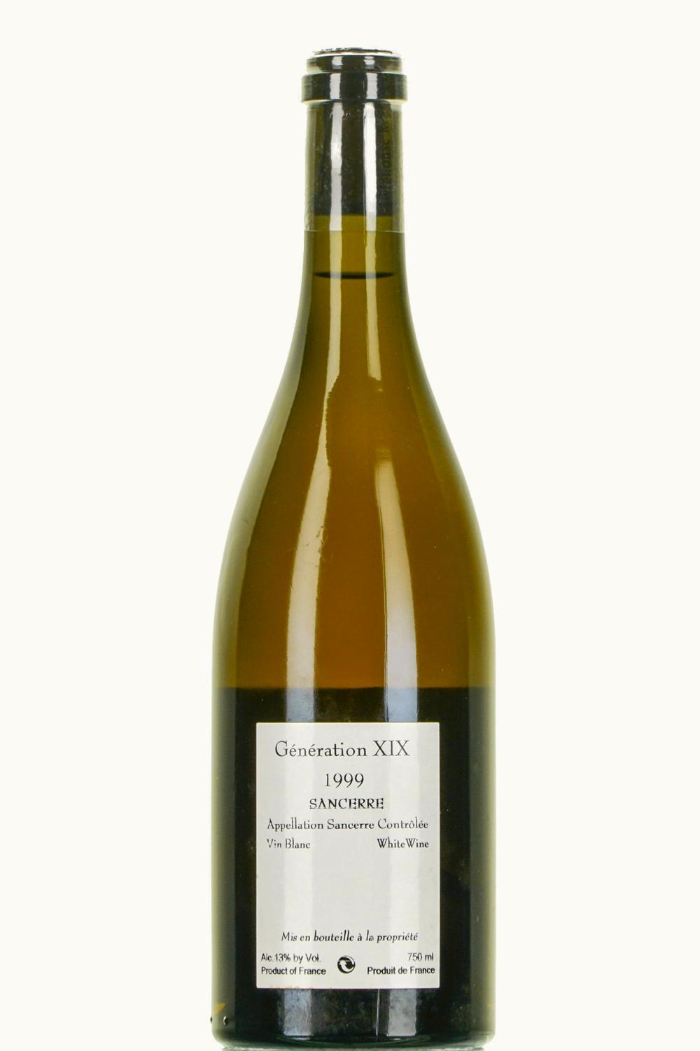 Alphonse Mellot Alphonse Mellot Génération XIX Sancerre Upper Loire France, 1999