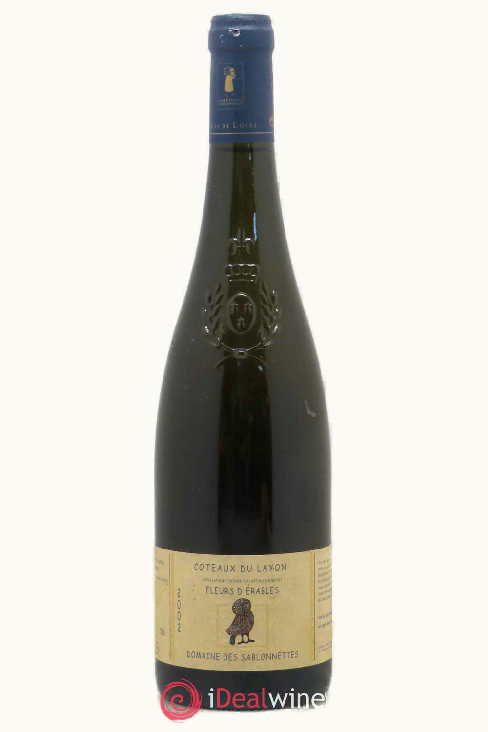 Domaine de Sablonettes Domaine de Sablonettes Fleur d'Erable Coteaux du Layon Anjou Loire France, 1999