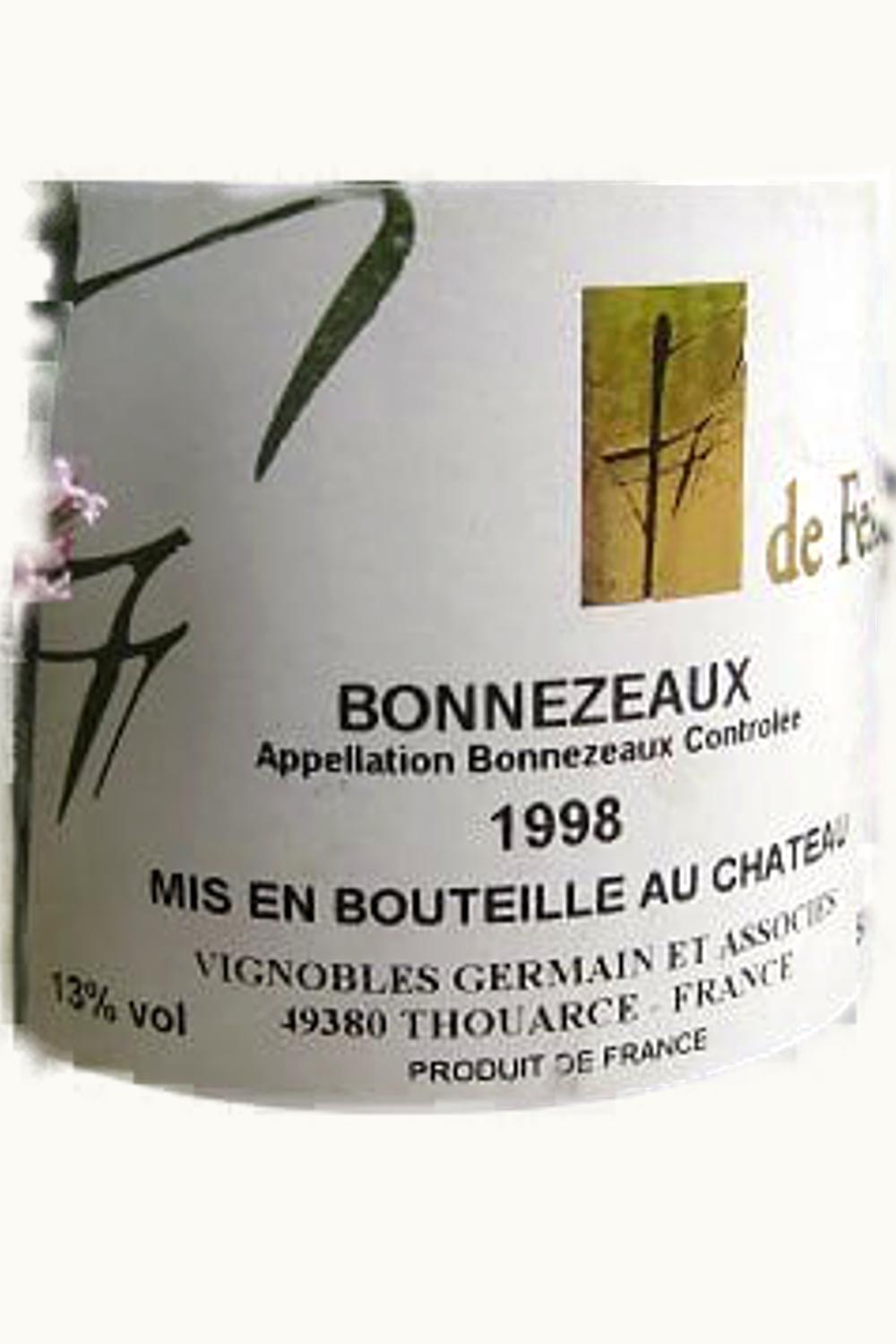 De Fesles De Fesles Bonnezeau Anjou Loire France, 1998