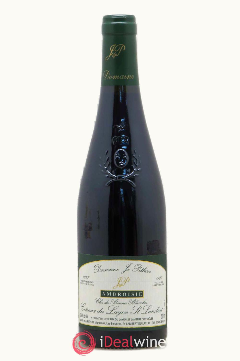 Domaine Jo Pithon Domaine Jo Pithon St. Lambert Les Bonnes Blanche Coteaux du Layon Lattay Anjou Loire France, 1997