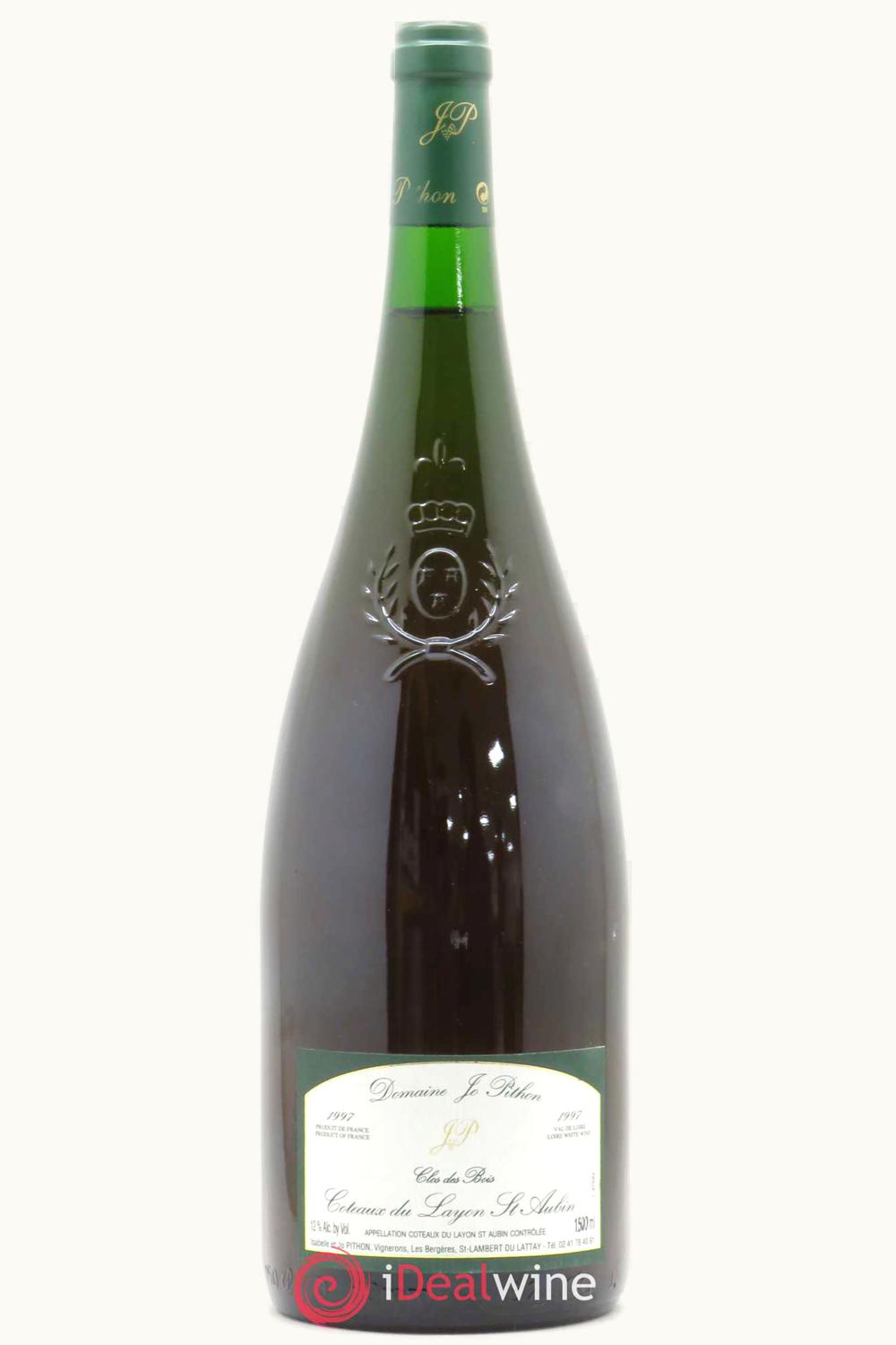 Domaine Jo Pithon Domaine Jo Pithon St. Aubin Clos de Bois Coteaux du Layon Luigne Anjou Loire France, 1997
