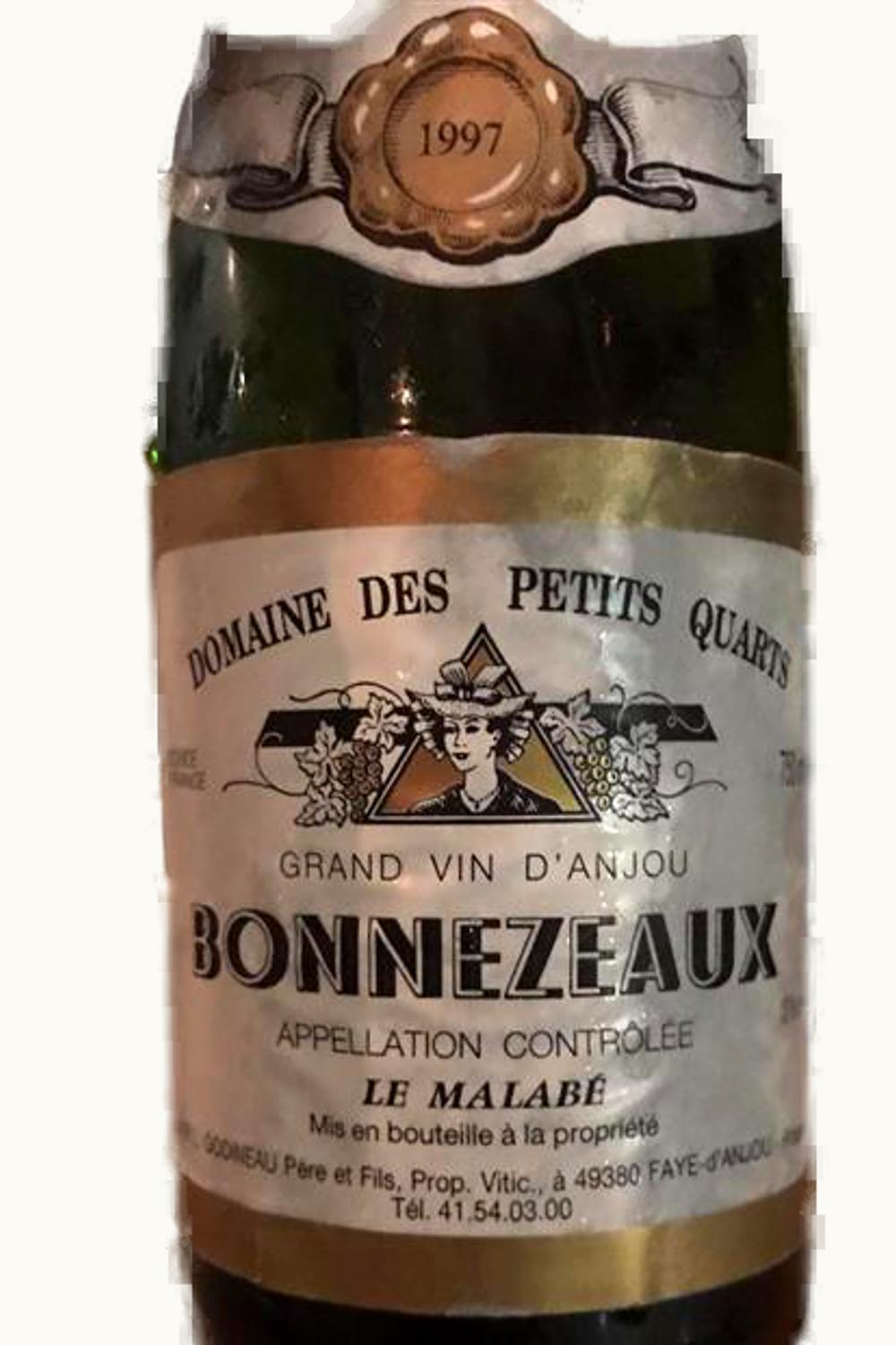 Domaine de Petit Quarts Domaine de Petit Quarts Bonnezeau Anjou Loire France, 1997