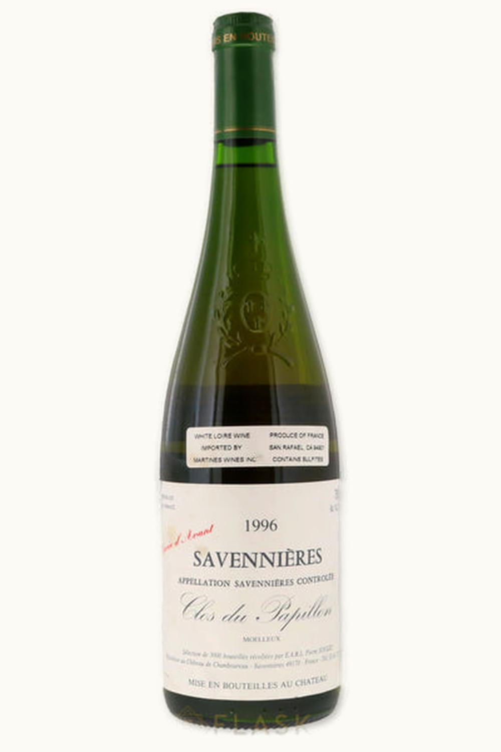 De Chamboureau De Chamboureau Clos du Papillon Cuvee d'Avant Savenier Anjou Loire France, 1996