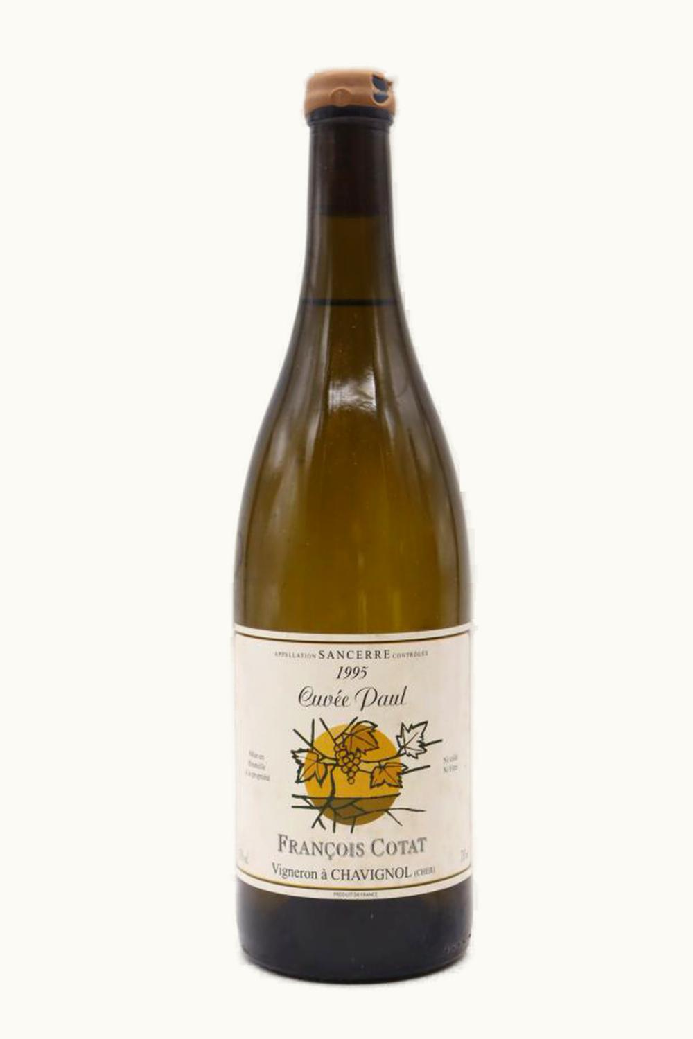 Francois Cotat Francois Cotat Cuvee Paul Sancerre Upper Loire France, 1995