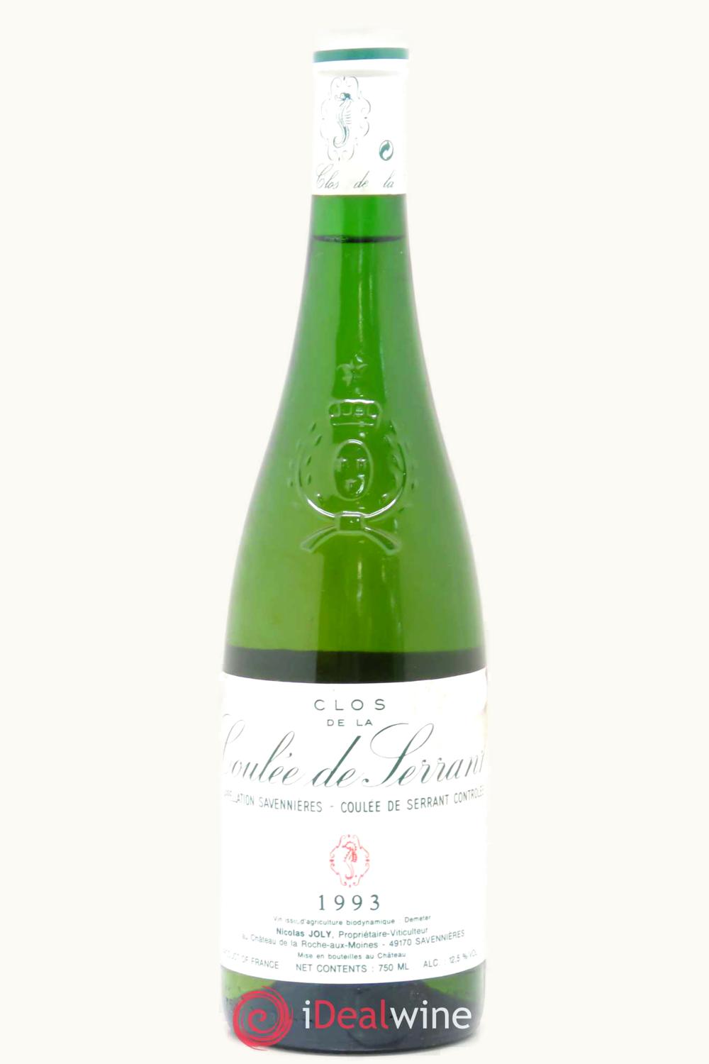 VIgnoble de la Coulée Serrant VIgnoble de la Coulée Serrant Clos Savenier Anjou Loire France, 1993