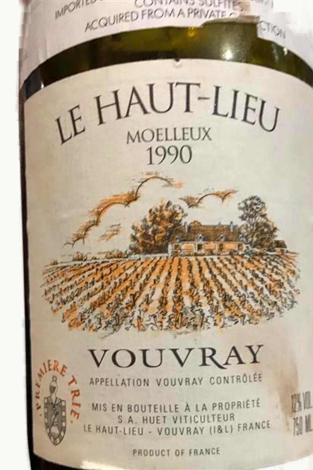 Domaine Huet Domaine Huet Le Haut Lieu Sec Vouvray Touraine Loire France, 1993