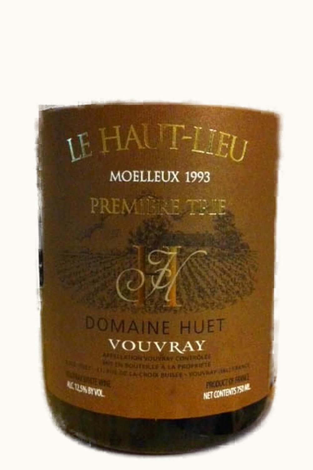 Domaine Huet Domaine Huet Le Haut Lieu Premier Trie Moelleux Vouvray Touraine Loire France, 1993