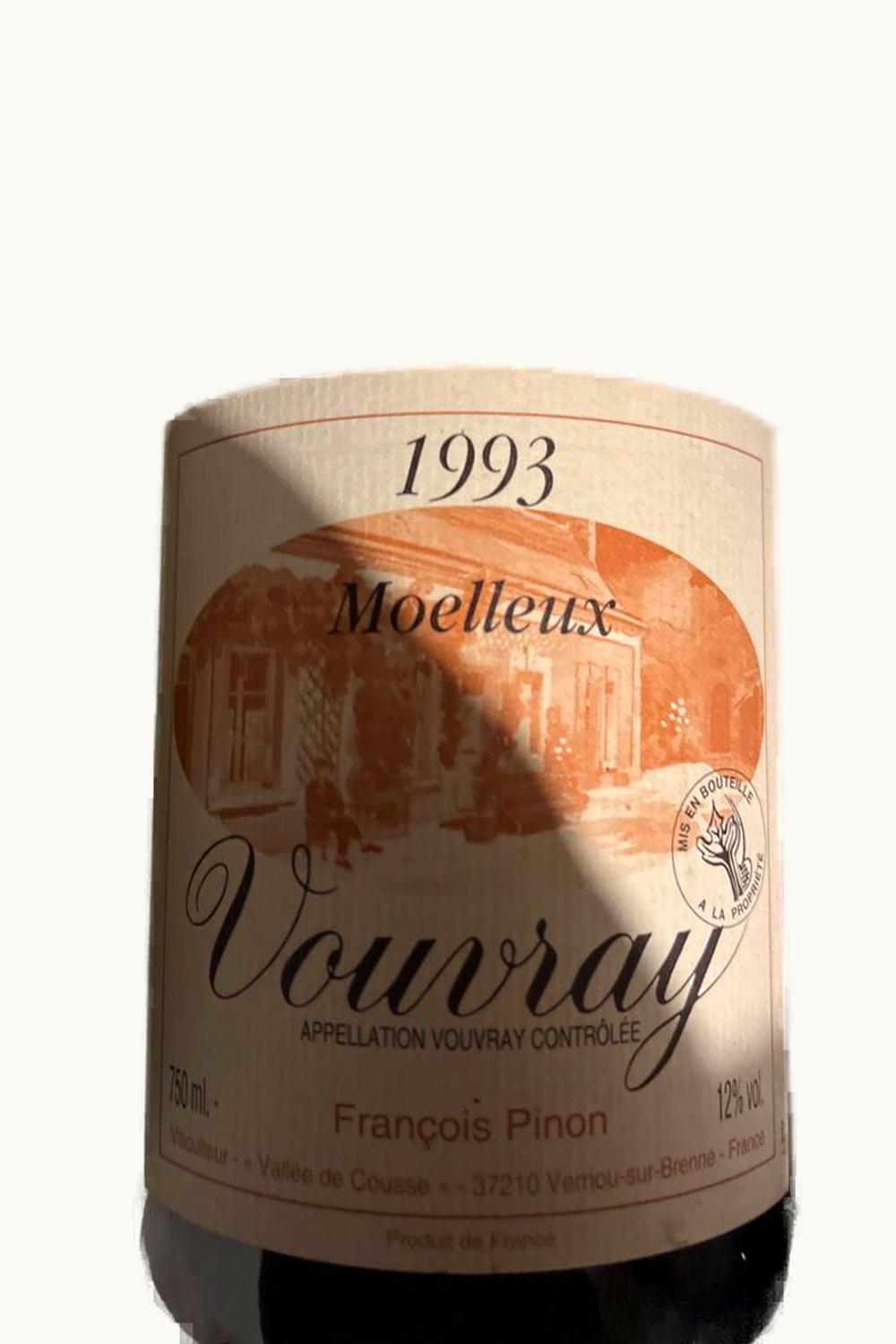 Francois Pinon Francois Pinon Vouvray Moelleux Touraine Loire France, 1992