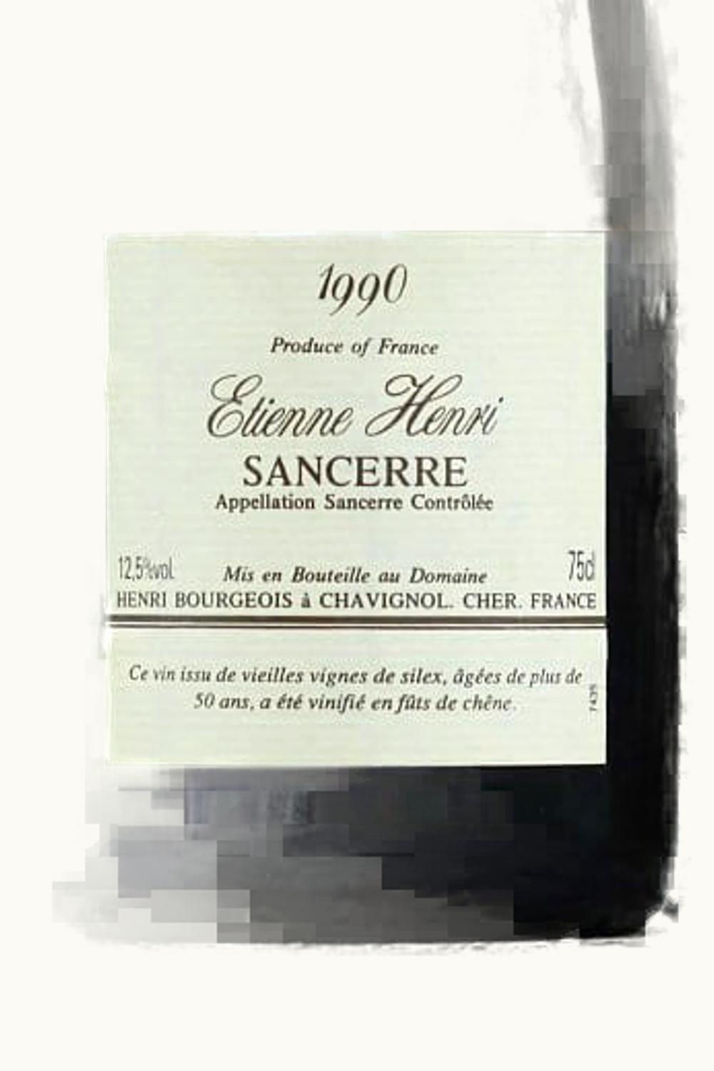 Henri Bourgeois Henri Bourgeois Cuvee Etienne Sancerre Upper Loire France, 1990