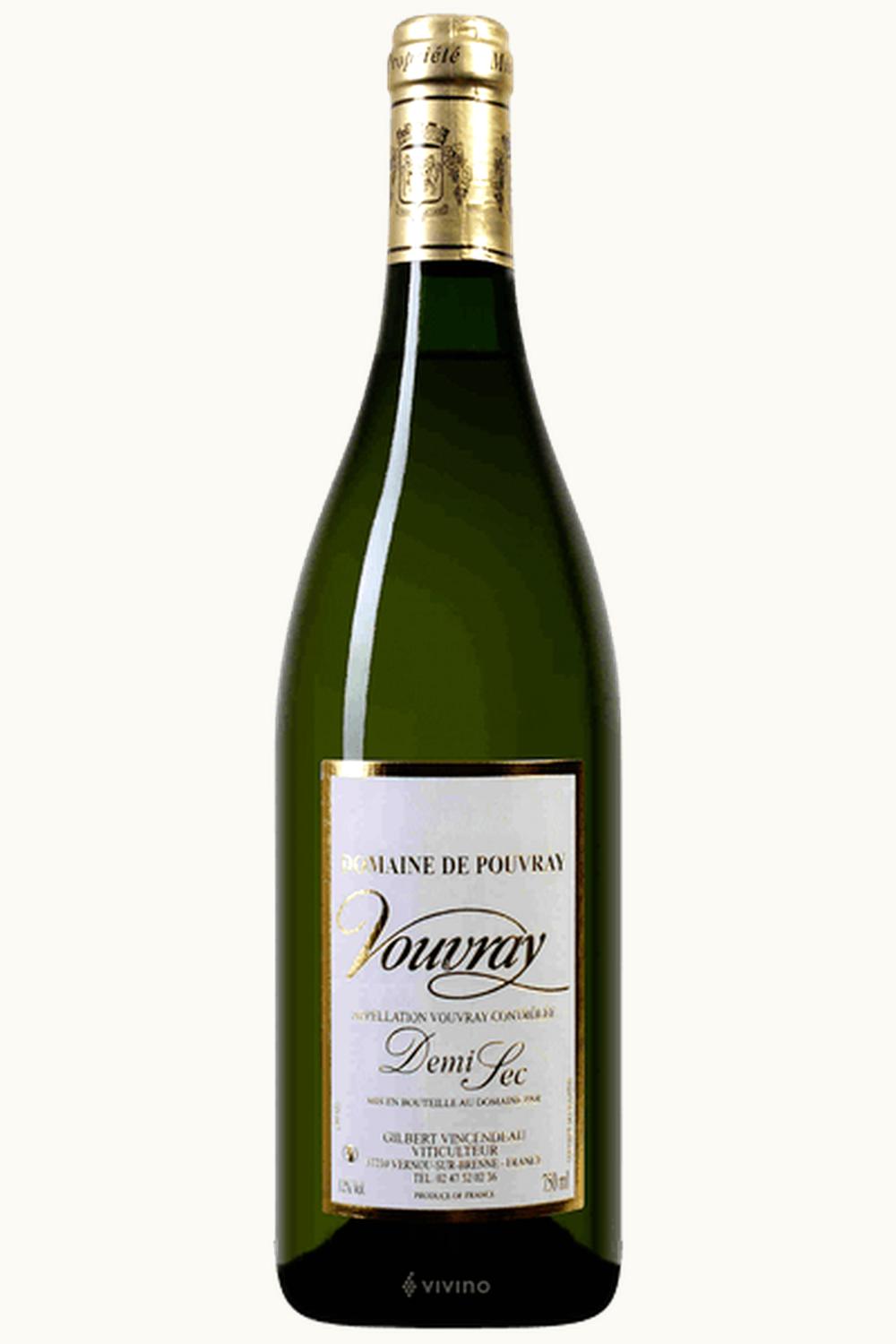 Domaine Huguet Pinon Domaine Huguet Pinon Demi-Sec Vouvray Touraine Loire France, 1990