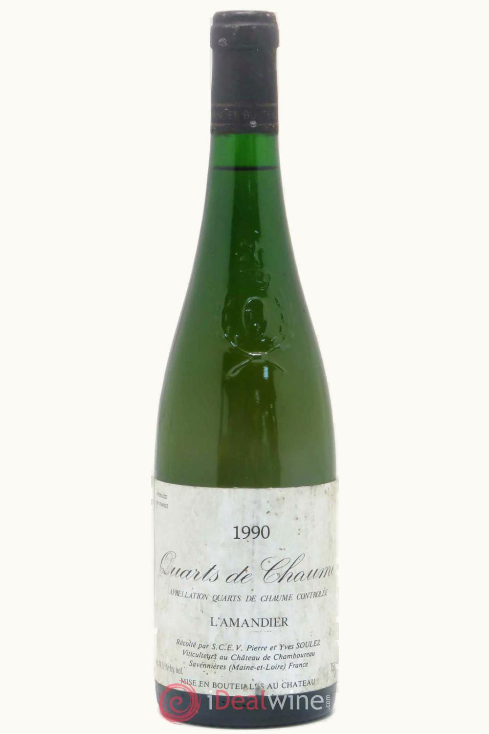 Domaine Pierre Soulez Domaine Pierre Soulez L'Amandiers Quarts de Chaumes Anjou Loire France, 1990