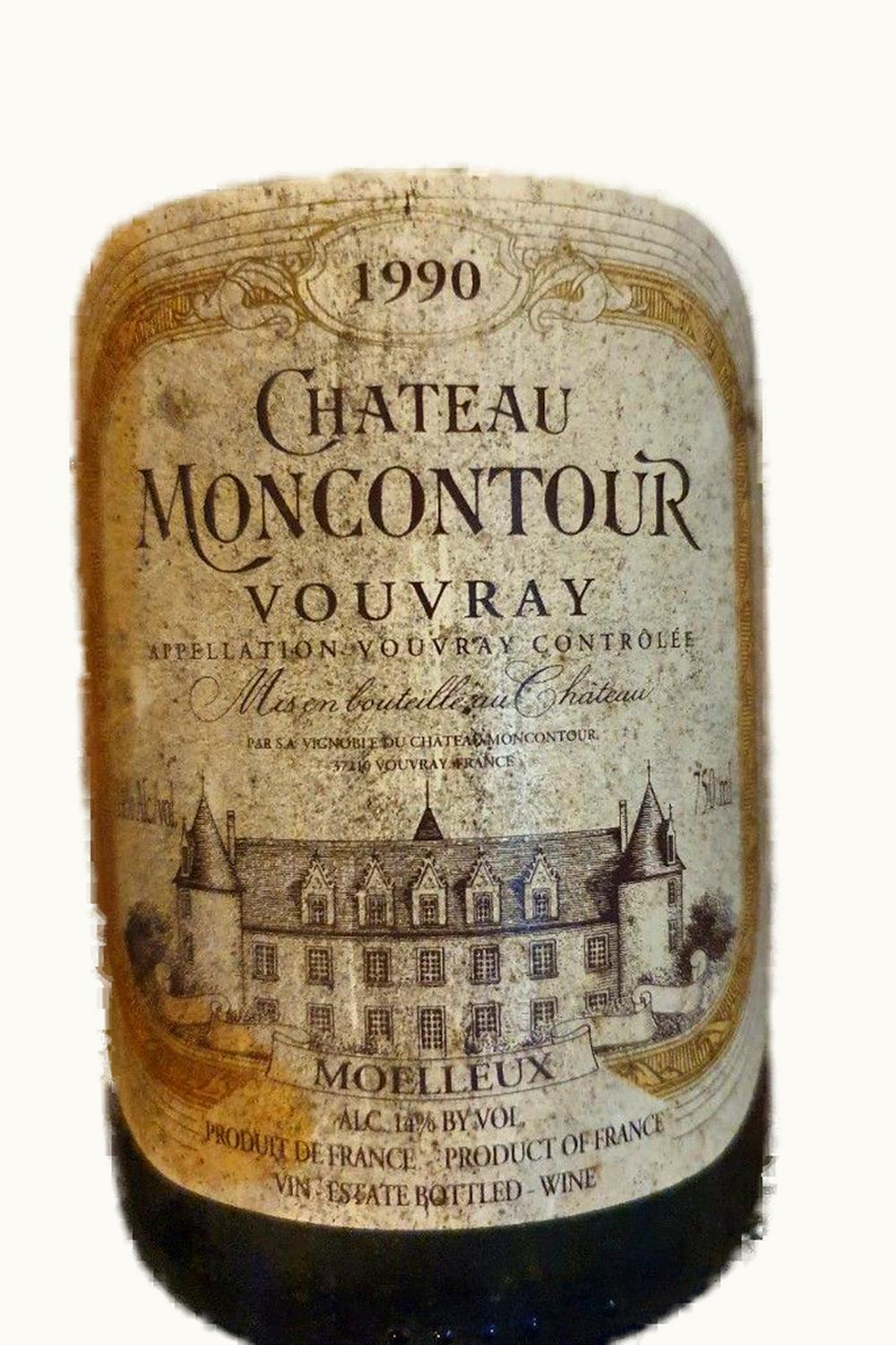 Moncontour Moncontour Vouvray Moelleux Touraine Loire France, 1990