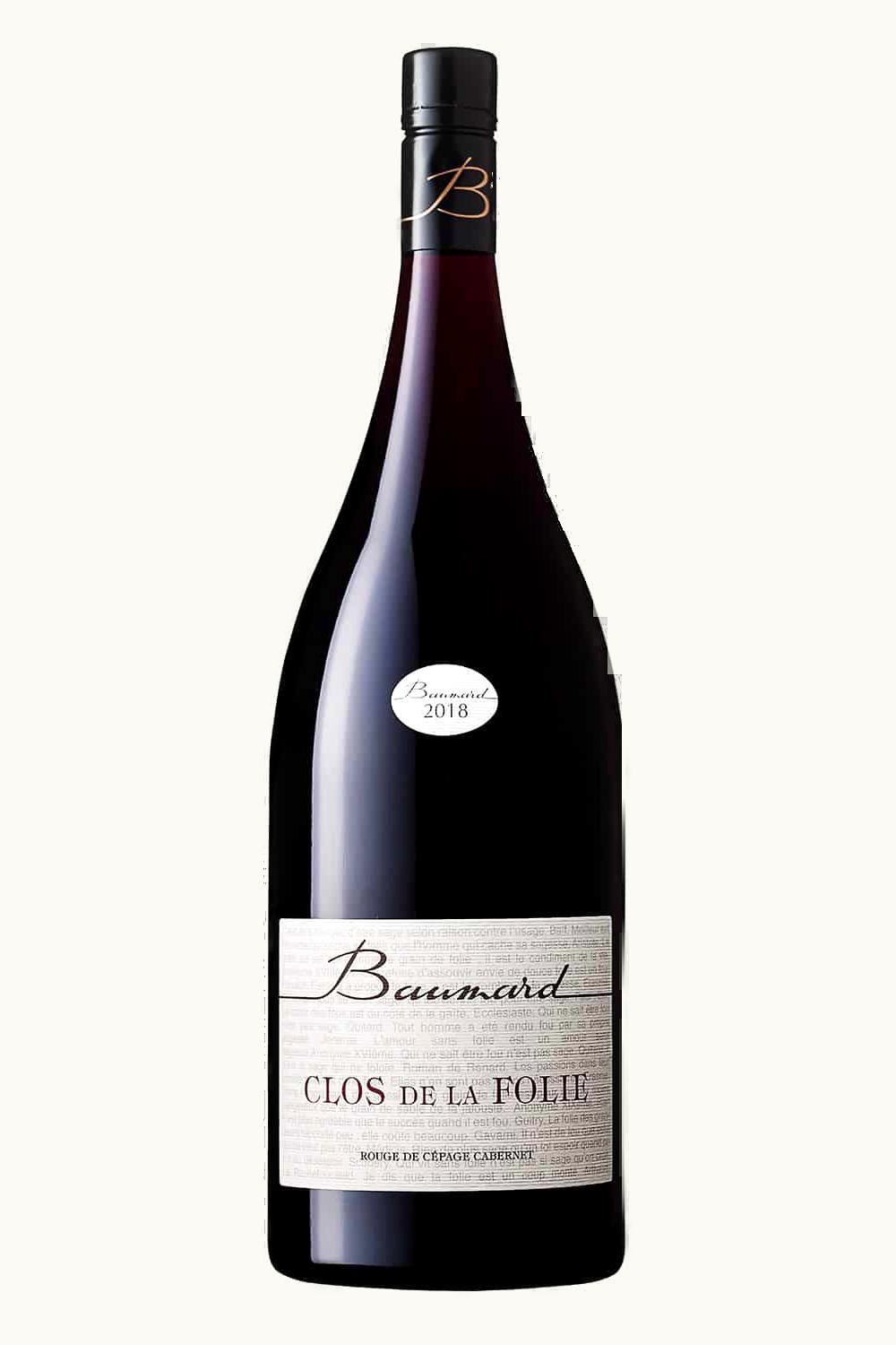 Domaine de Baumard Domaine de Baumard Rouge Clos la Folie Anjou Loire France, 1990