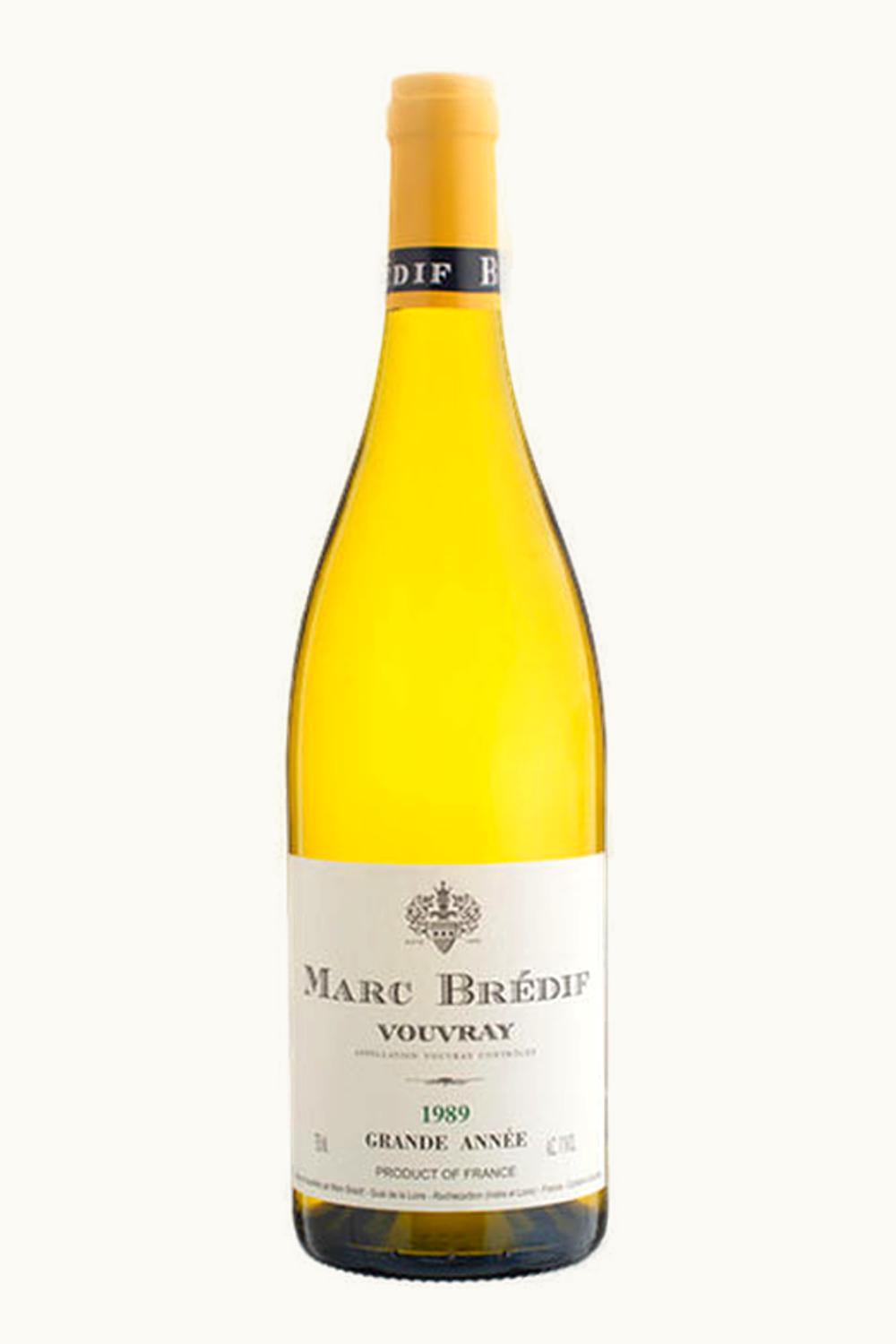 Marc Bredif Marc Bredif Grand Annee Vouvray Touraine Loire France, 1989