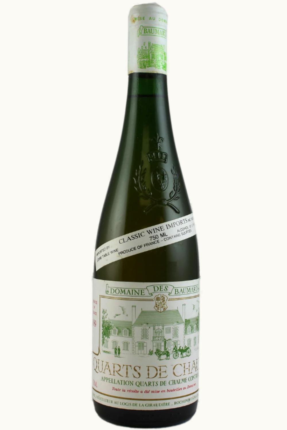 Domaine de Baumard Domaine de Baumard Quarts Chaumes Anjou Loire France, 1989