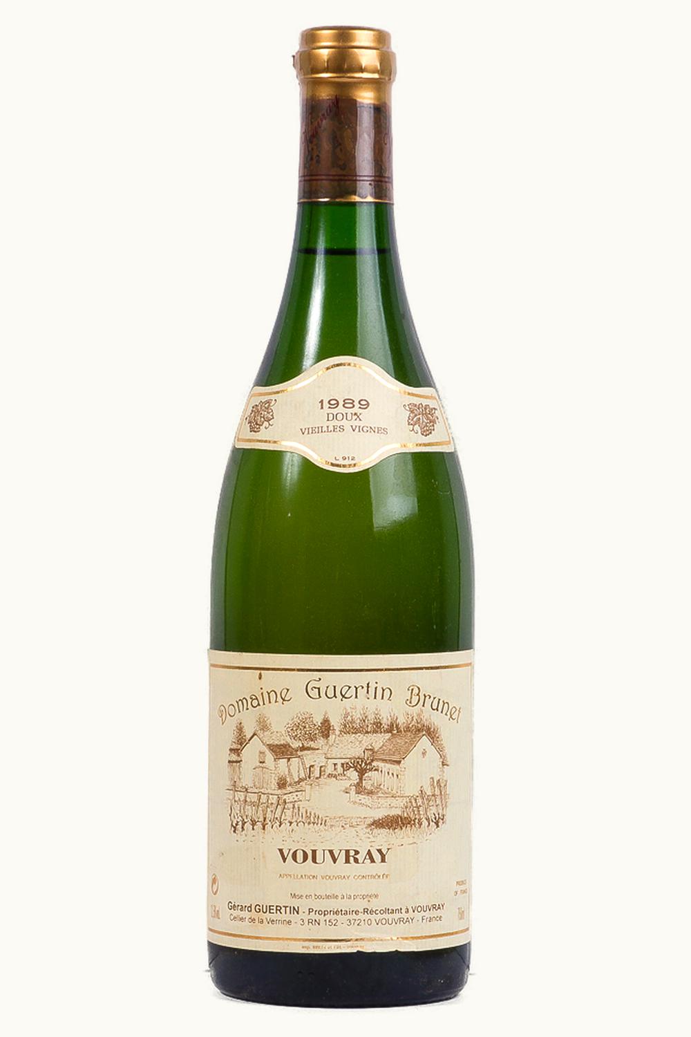 Domaine Guertin Brunet Domaine Guertin Brunet Vieilles Vigne Moelleux Vouvray Touraine Loire France, 1989