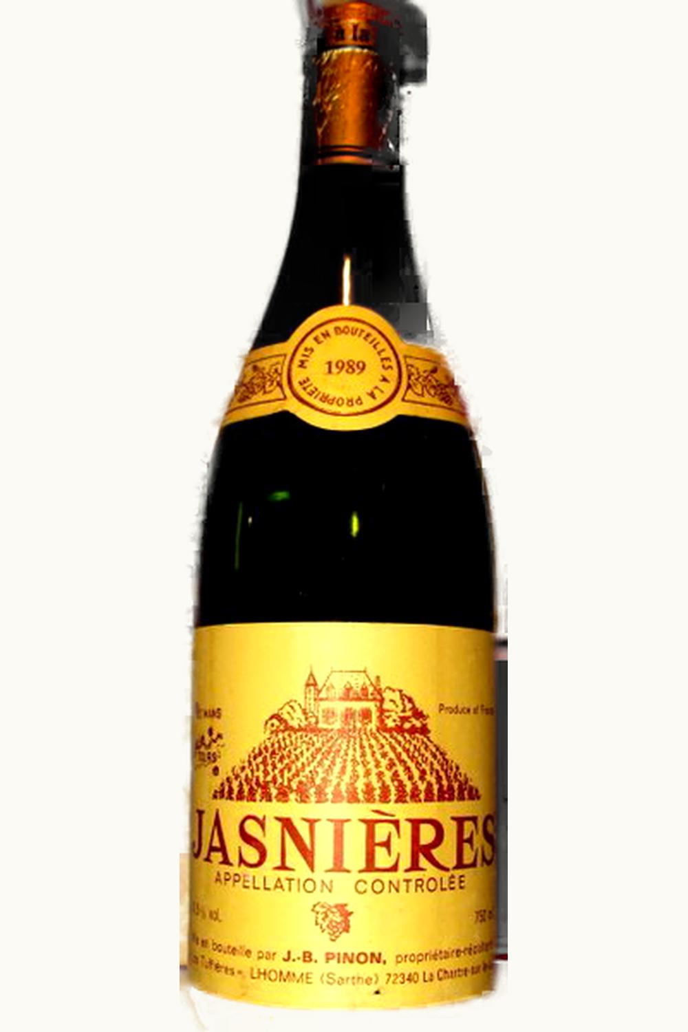 J.B. Pinon J.B. Pinon Jasnières Vendômois Loire France, 1989
