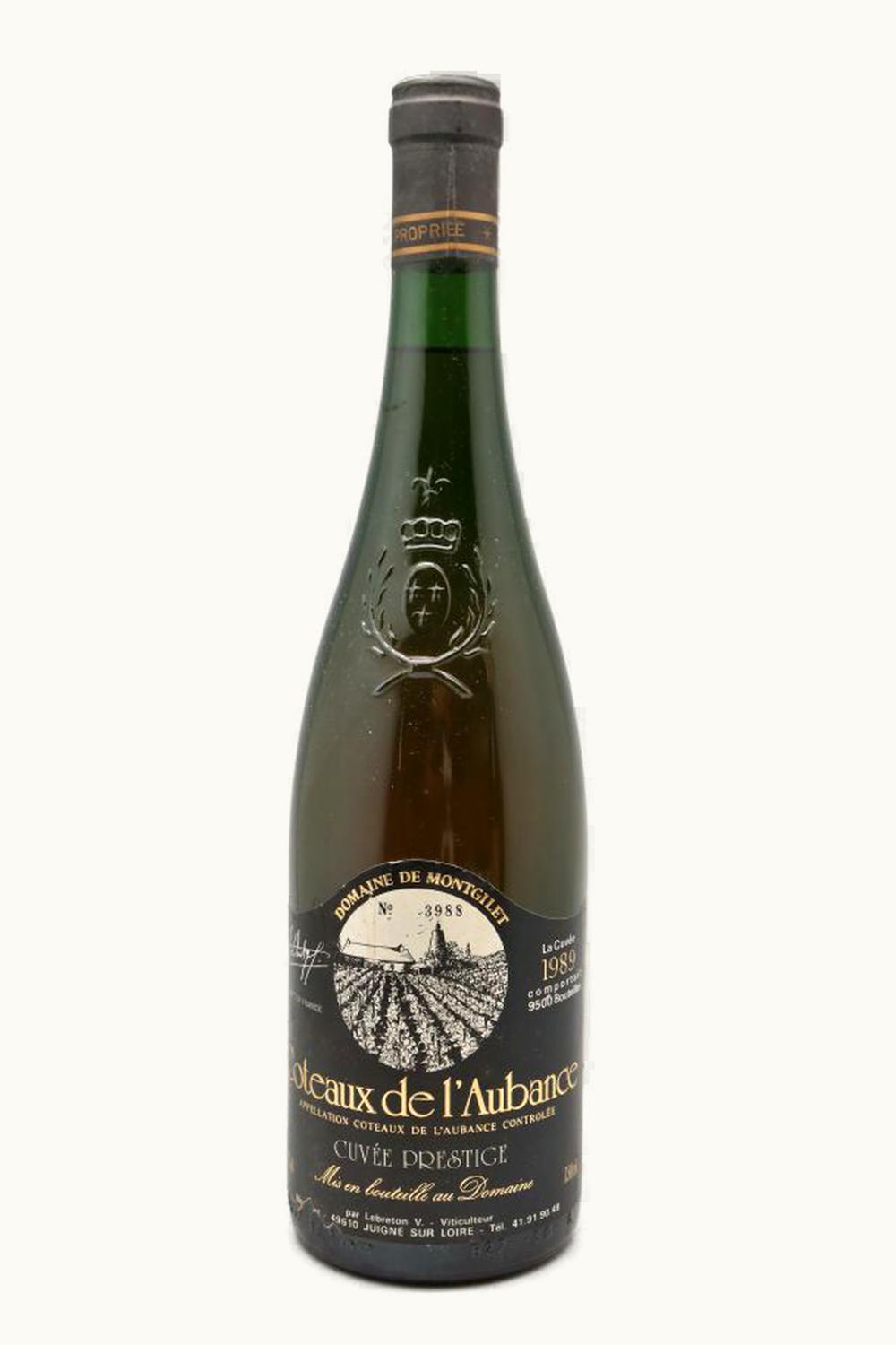 Domaine de Montgilet Domaine de Montgilet Coteaux l'Aubance Cuvée Prestige Anjou Loire France, 1989