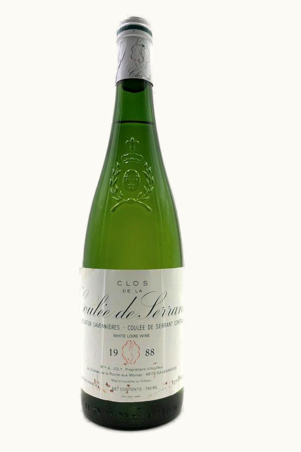 VIgnoble de la Coulée Serrant VIgnoble de la Coulée Serrant Clos Savenier Anjou Loire France, 1988