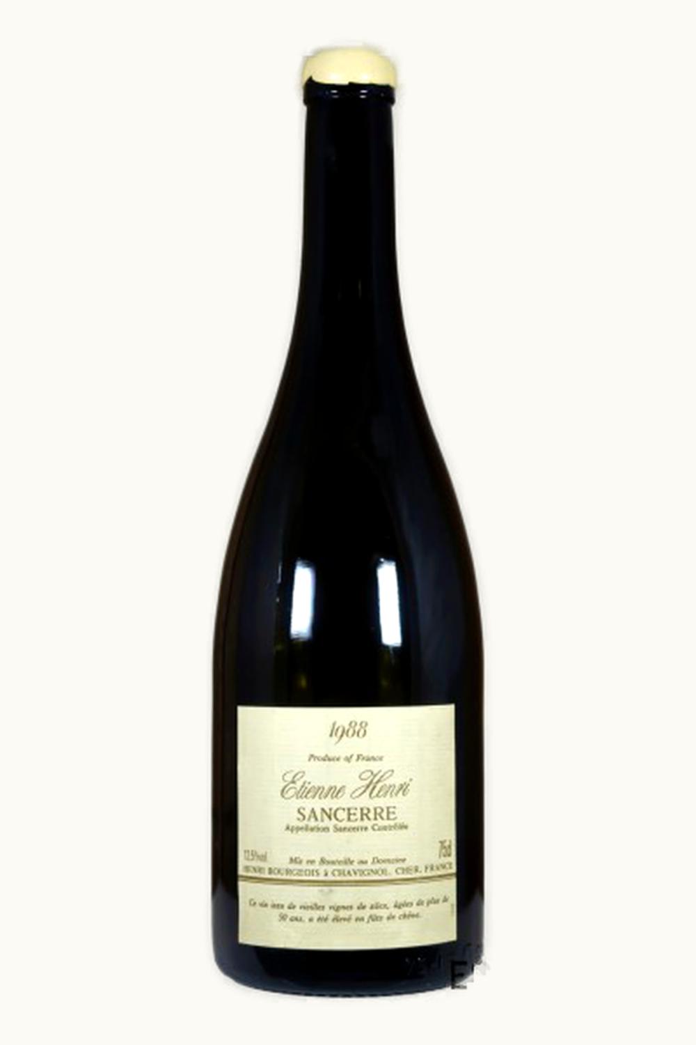 Henri Bourgeois Henri Bourgeois Cuvée Etienne Sancerre Upper Loire France, 1988