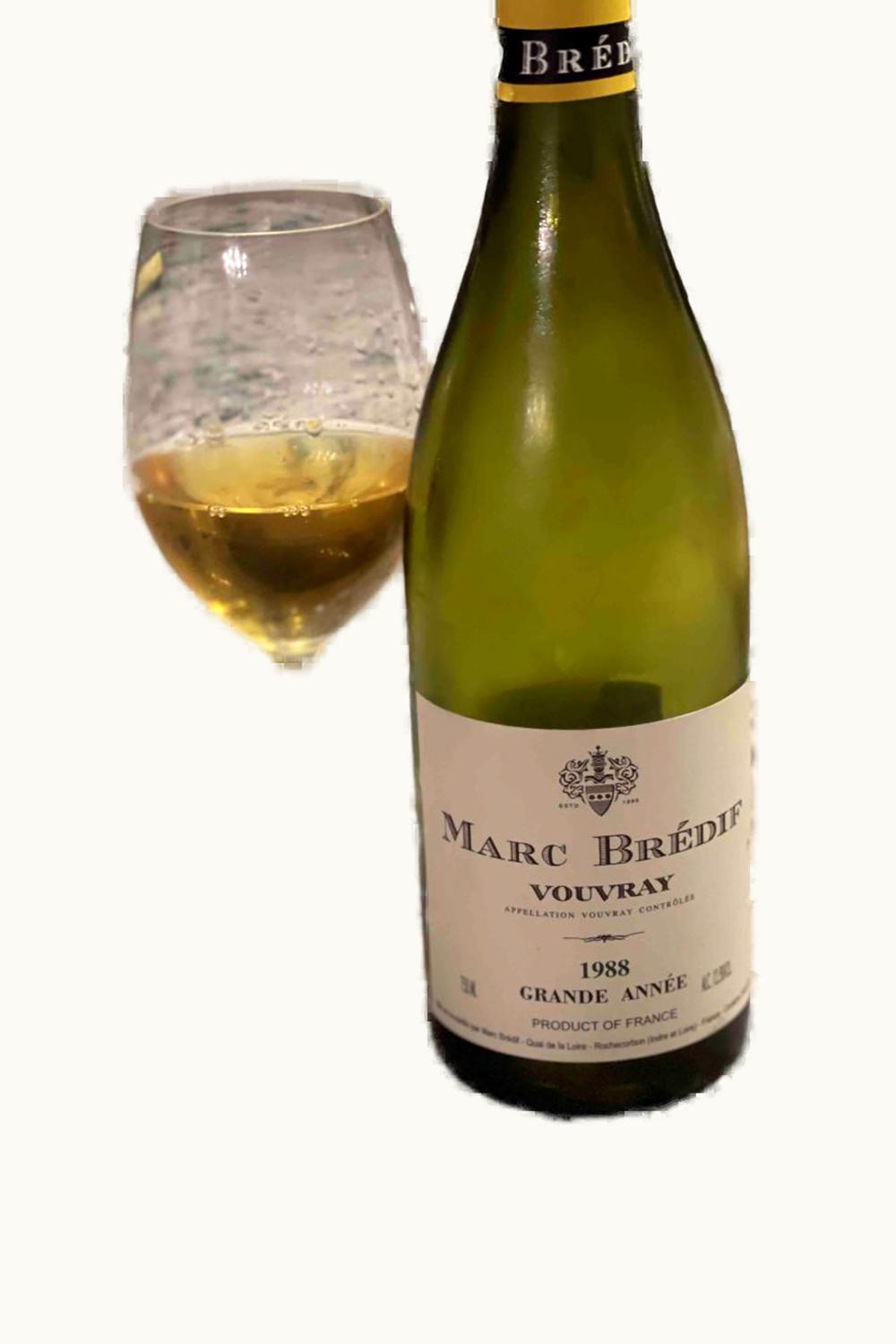 Marc Bredif Marc Bredif Vouvray Touraine Loire France, 1988