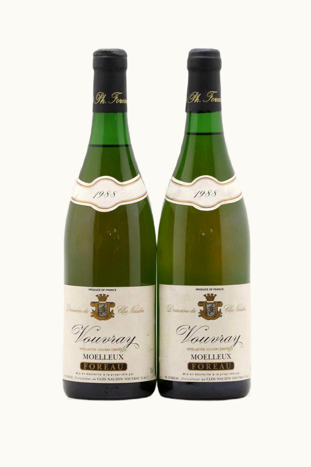 Philip Foreau Philip Foreau Dom du Clos Naudin Vouvray Moelleux Touraine Loire France, 1988