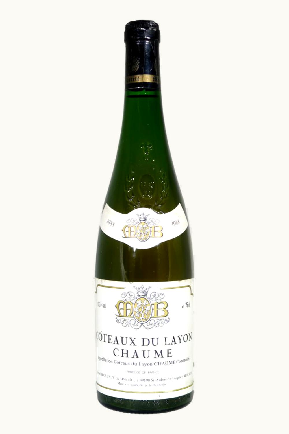 Domaine Michel Blouin Domaine Michel Blouin Coteaux du Layon Chaumes Anjou Loire France, 1988