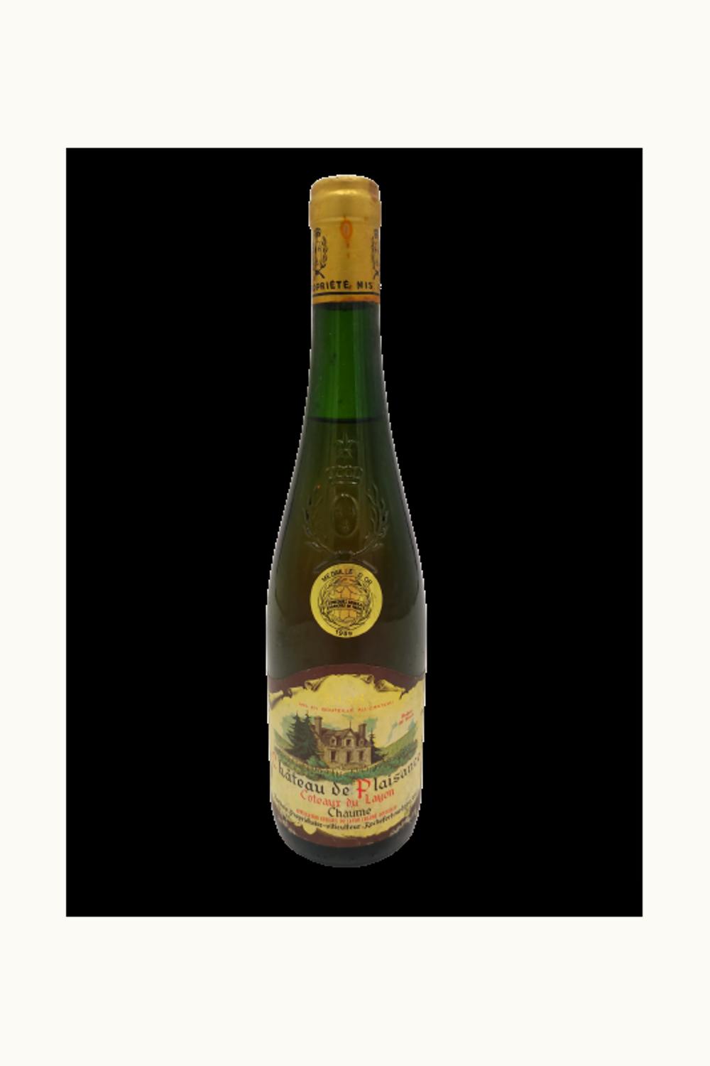 De Plaisance De Plaisance Coteaux du Layon Chaumes Anjou Loire France, 1988