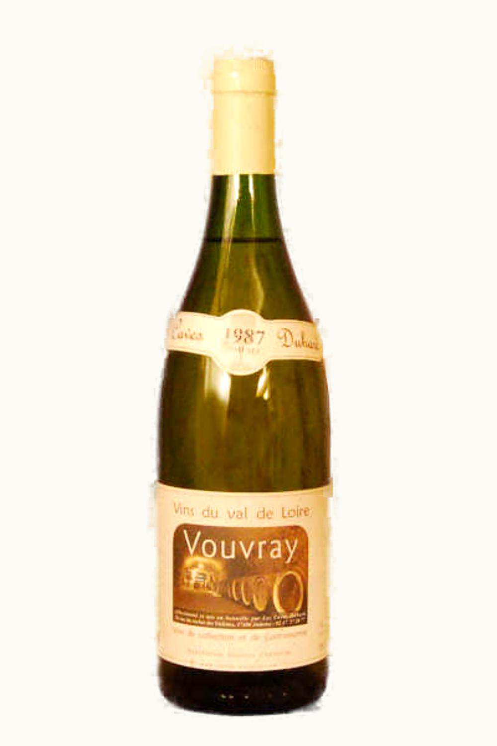 Cave Duhart Cave Duhart Demi-Sec Vouvray Touraine Loire France, 1987