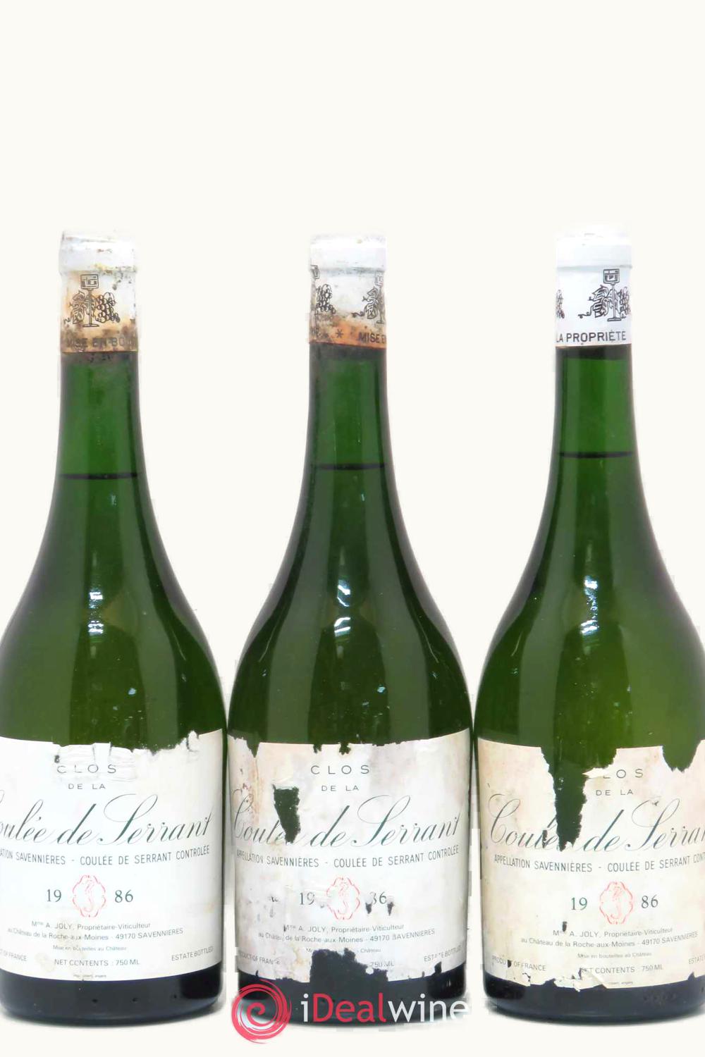 VIgnoble de la Coulée Serrant VIgnoble de la Coulée Serrant Clos Savenier Anjou Loire France, 1986
