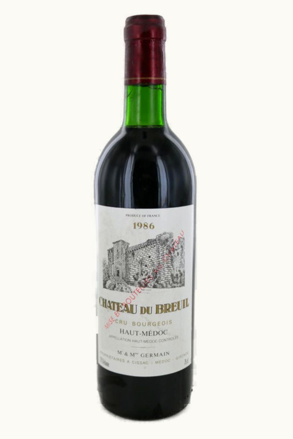 Du Breuil Du Breuil Coteaux du Layon Anjou Loire France, 1986