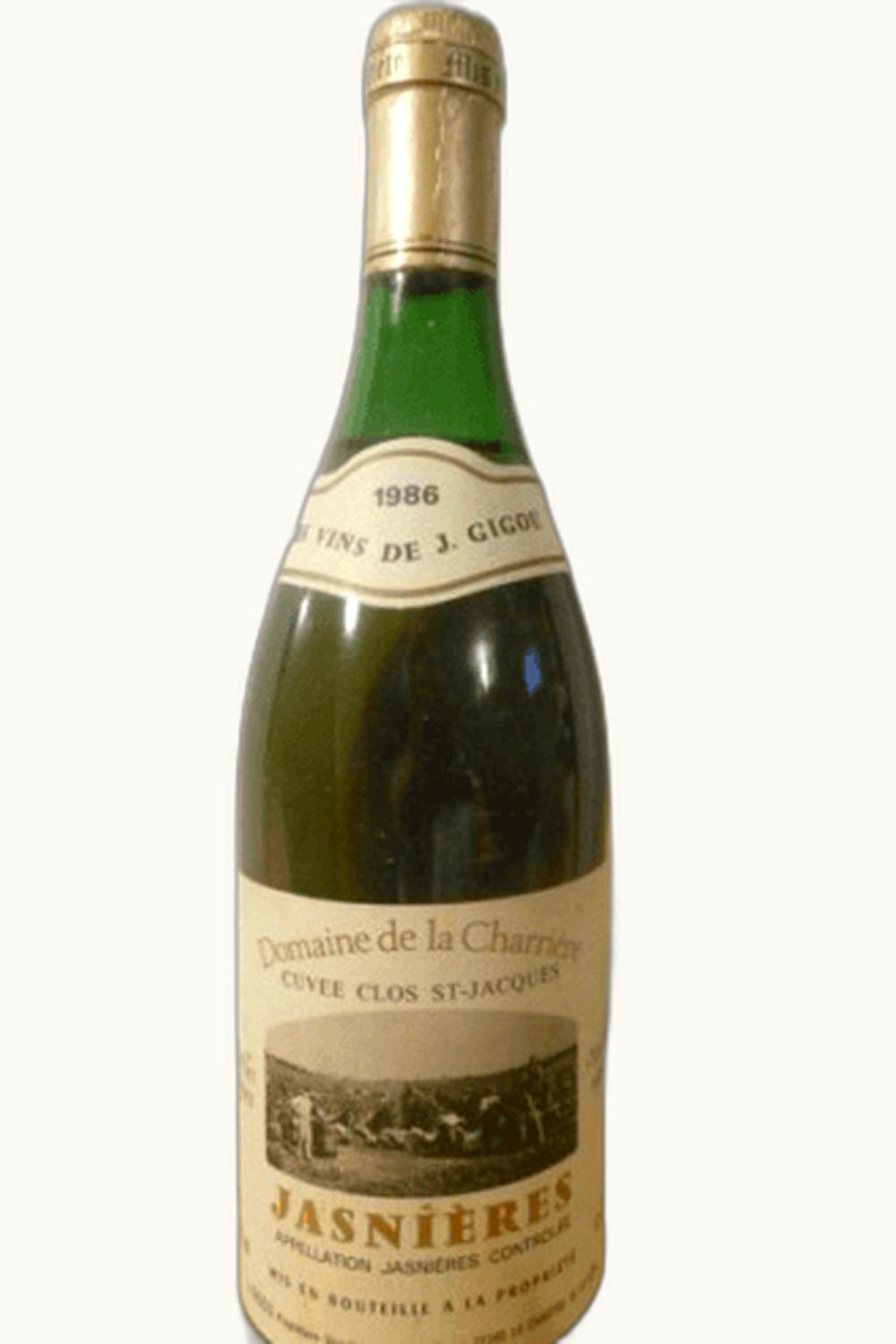Domaine Gigou Domaine Gigou Clos St. Jacques Jasnières Vendômois Loire France, 1986