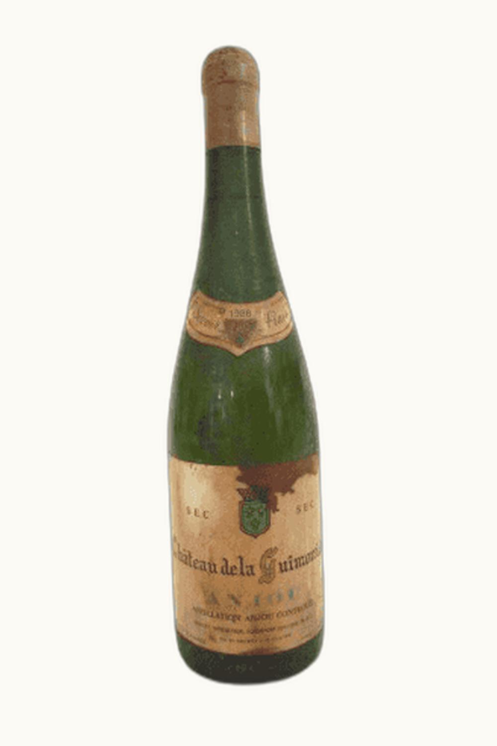 De La Guimonière De La Guimonière Blanc Sec Anjou Loire France, 1986