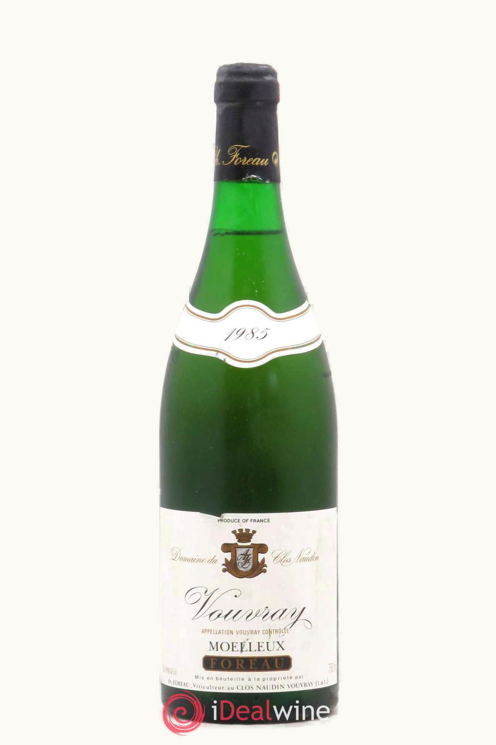 Philip Foreau Philip Foreau Dom du Clos Naudin Demi-Sec Vouvray Touraine Loire, 1985