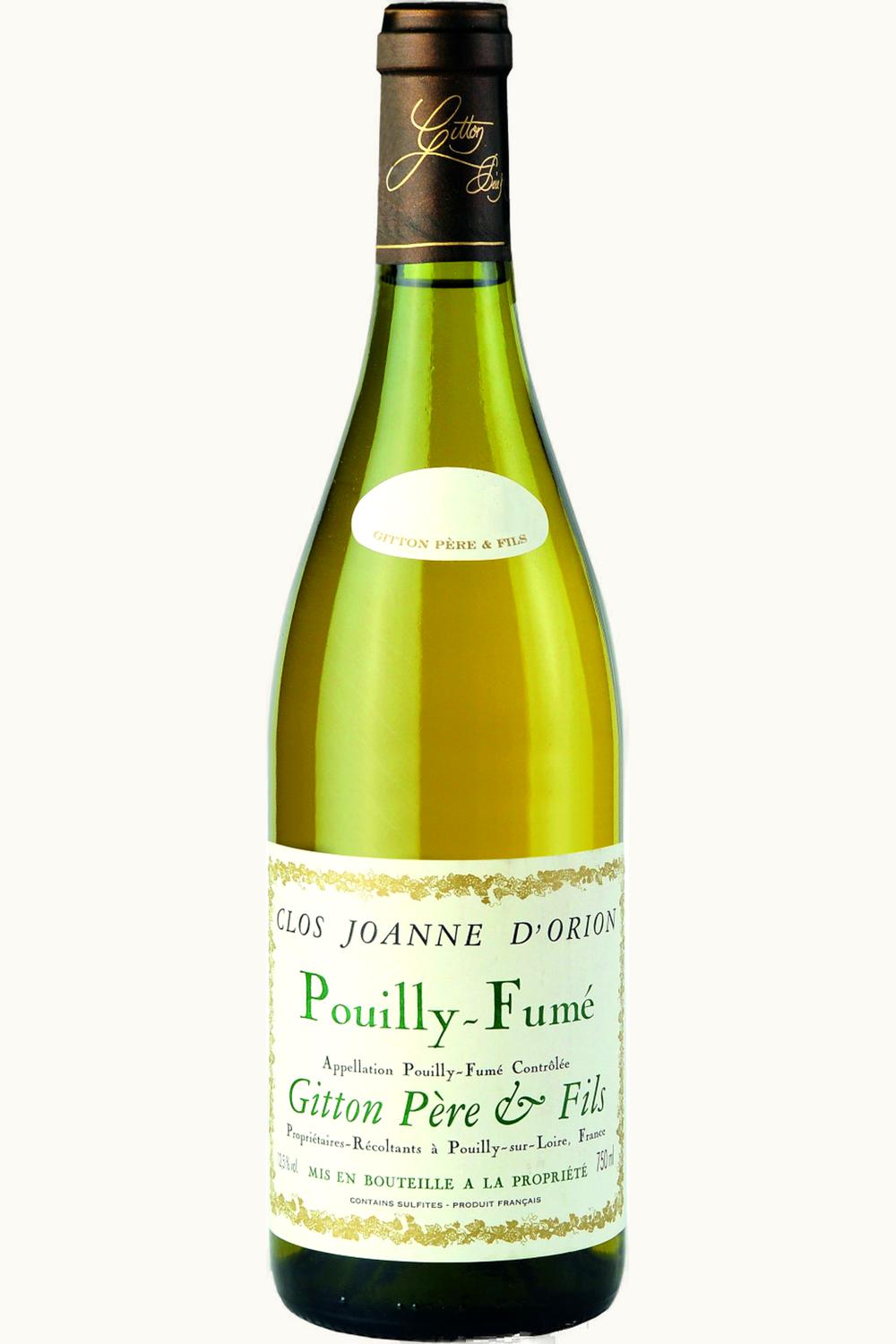 Gitton Père & Fils Gitton Père & Fils Clos Joanne d'Orion Pouilly-Fumé Upper Loire France, 1985
