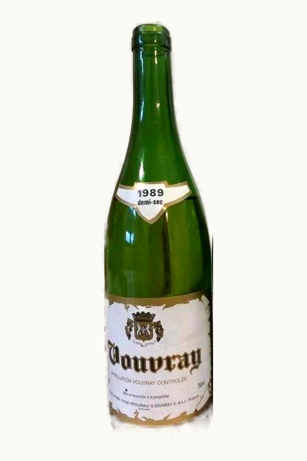 Domaine Huguet Pinon Domaine Huguet Pinon Demi-Sec Vouvray Touraine Loire France, 1980