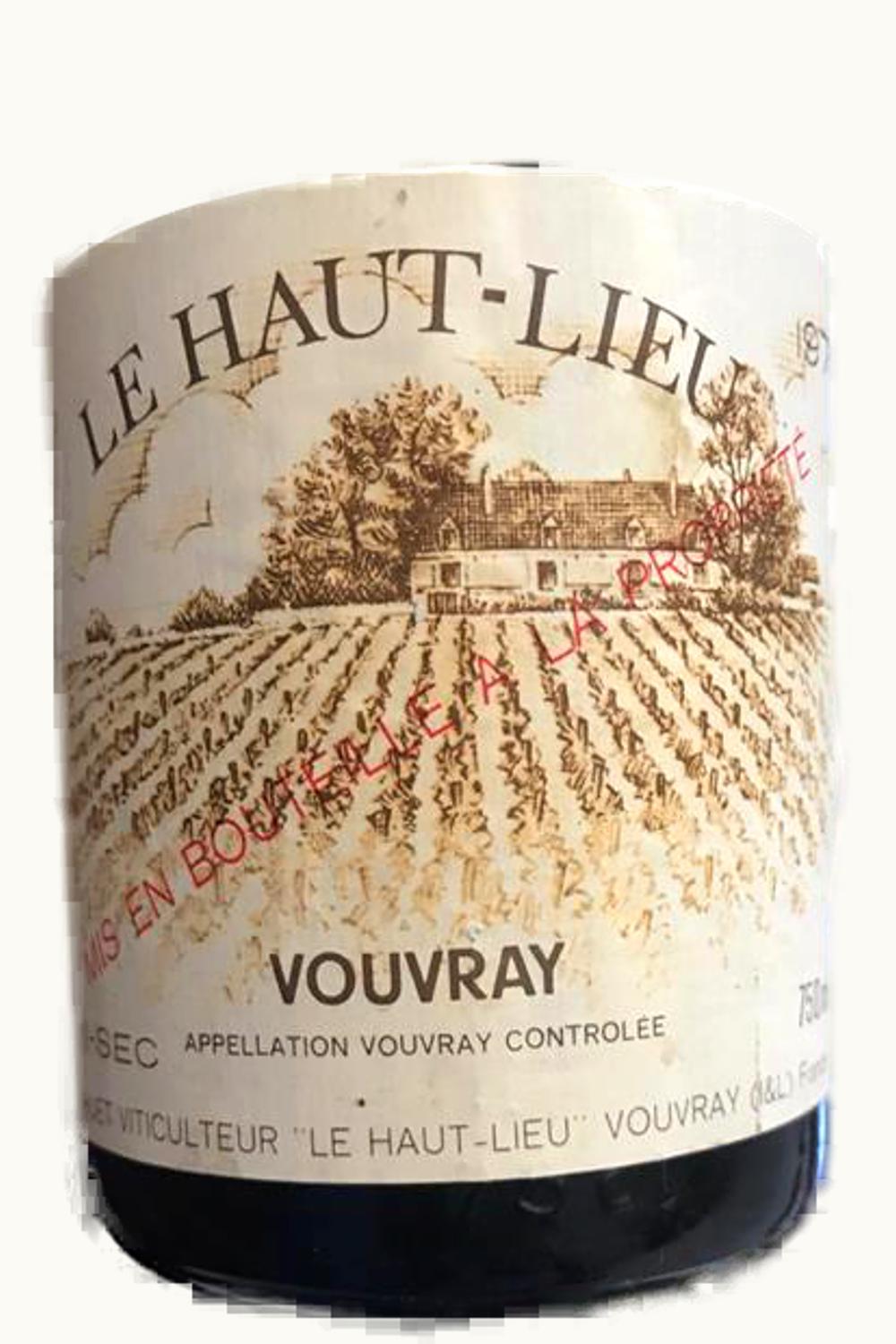 Domaine Huet Domaine Huet Le Haut Lieu Sec Vouvray Touraine Loire France, 1971