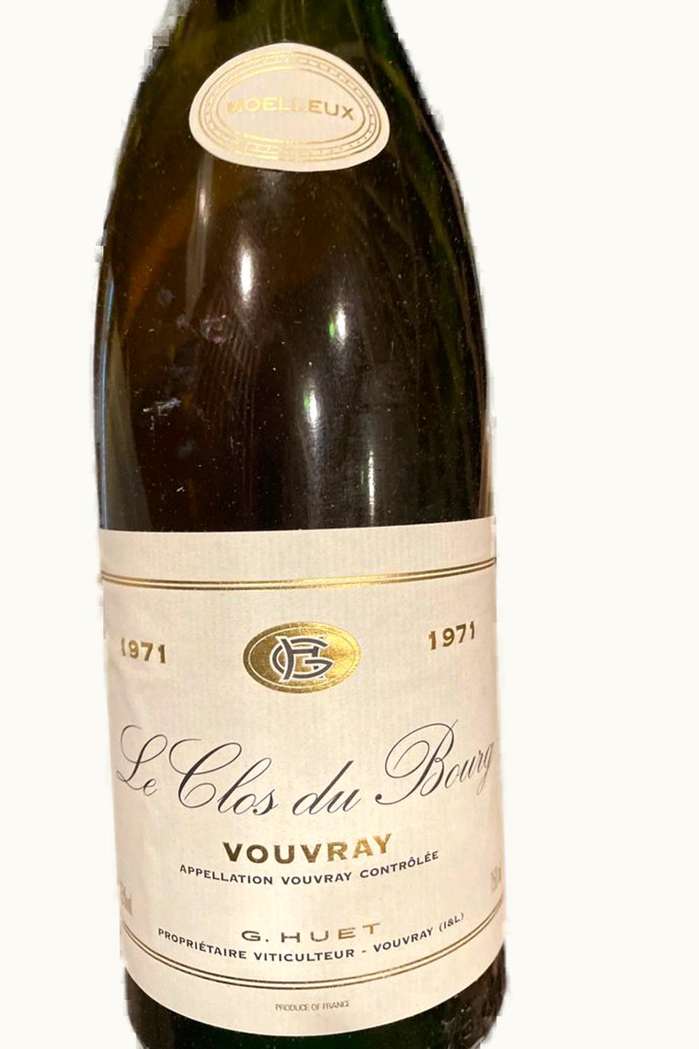 Domaine Huet Domaine Huet Clos du Bourg Moelleux Vouvray Touraine Loire France, 1971