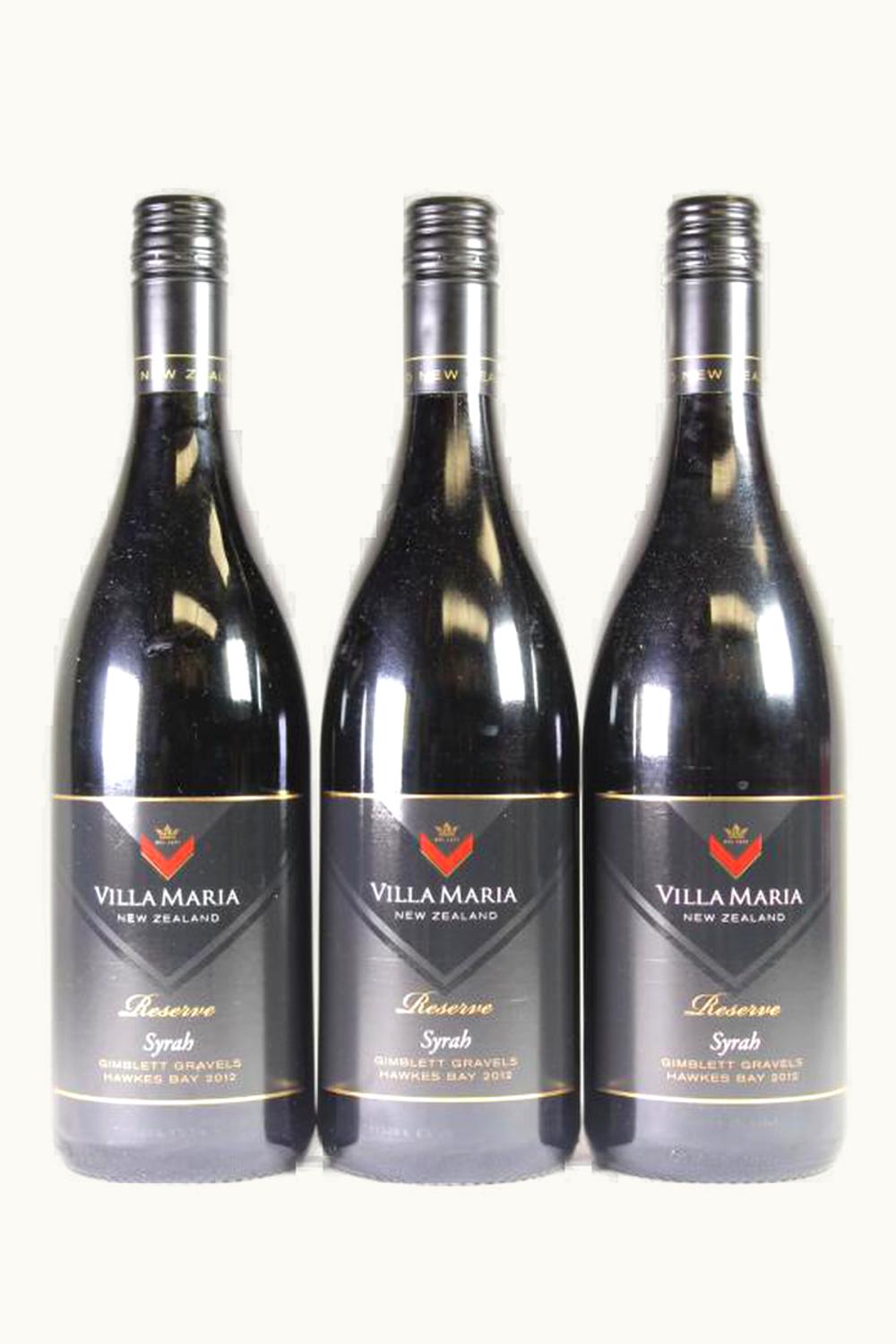 VIlla Maria Villa Maria Reserve Syrah Gimblett Gravels, 2012