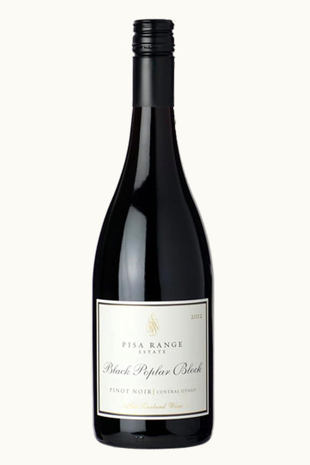 Pisa Range Estate Pisa Range Estate Black Poplar Block Pinot Noir, 2012