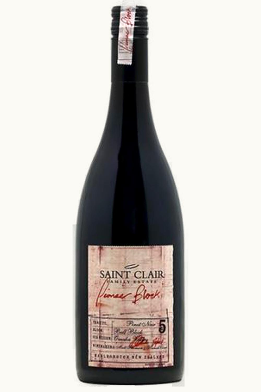 St. Clair St. Clair Pioneer Block Five Bull Pinot Noir, 2012