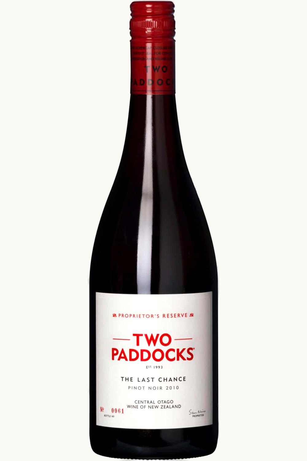 Two Paddocks Last Chance Pinot Noir, 2010