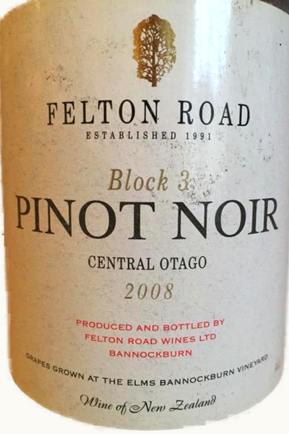 Felton Rd Pinot Noir, 2008