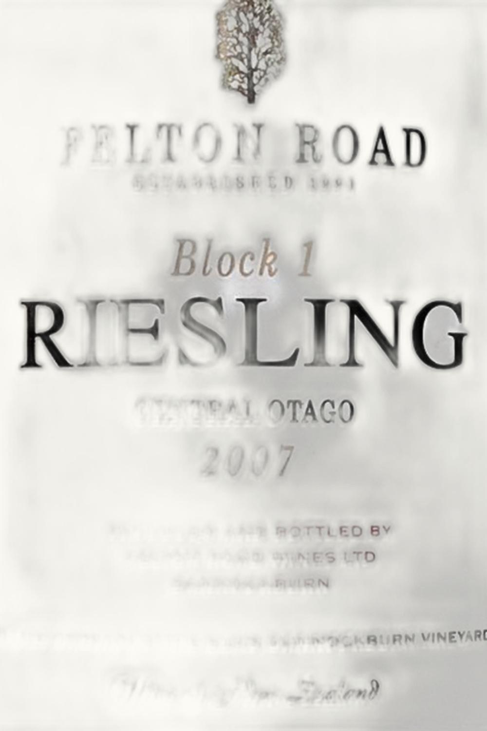 Felton Rd Block One Riesling, 2008